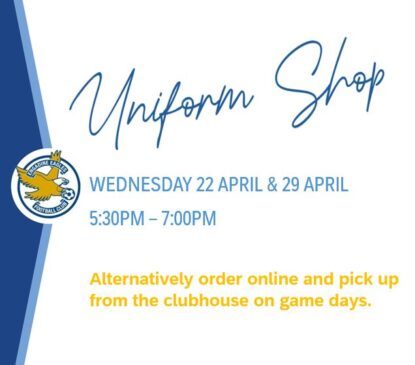 Uniform shop is open!